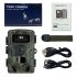 US 16mp 1080p HD Infrared Camera with Screen Outdoor 34 LED Lights Pr700 Wildlife Cam Camouflage