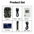 US 16mp 1080p HD Infrared Camera with Screen Outdoor 34 LED Lights Pr700 Wildlife Cam Camouflage