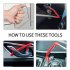 US 18pcs Car Tools Kit Air Bladder Trim Removal Tools Fastener Nuts for All Vehicle Types