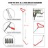 US 18pcs Car Tools Kit Air Bladder Trim Removal Tools Fastener Nuts for All Vehicle Types