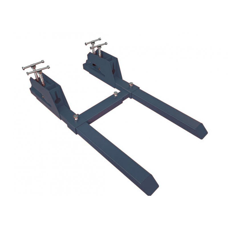 US 1PCS Q235 Low Carbon Steel Pallet Fork Double Bolts+connecting Rod+black+shim