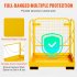 US 1PCS Q235 Steel Safety Cage for Forklift Yellow