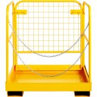 US 1PCS Q235 Steel Safety Cage for Forklift Yellow