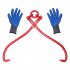 US 1PCS Steel Ring Double Claw Lifting Pliers 18inch