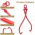 US 1PCS Steel Ring Double Claw Lifting Pliers 18inch