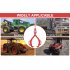 US 1PCS Steel Serrated Double Jaw Lifting Pliers 21inch