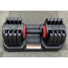 US 1pcs Cast Iron Lagged Adjustable Weight Dumbbell (pound Neutral Packing) 25 pounds