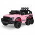 US 2 4G Rc Pickup Truck 12V Battery Rechargeable Kids Ride on Electric Car Pink