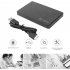 US 2 5 Inch Hard Drive Enclosure Sata Usb3 0 Portable Ssd Hard Drive 5gbps External Hard Drive Disk Case black