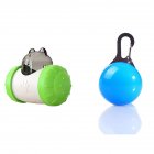 US WHIZMAX 2 Pcs/set Dog Toy Training Pet Professional Supplies Tumbler Food Spilling Ball + Luminous Pendant (random Color) Green Leaky Ball + Random Color Pendant