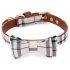 US 2 Pcs set Pet Collar Bowknot  Collar Triangle Scarf Kit Cloth Adjustable Color Printing Pet Ornaments Red
