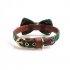 US 2 Pcs set Pet Collar Bowknot  Collar Triangle Scarf Kit Cloth Adjustable Color Printing Pet Ornaments Red