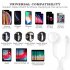 US 2 in 1 Wireless Charger for Apple Watch Series 1 2 3 4 USB Magnetic Charging Cable 3 3 feet 1meter for iPhone 7 8 X Max white