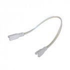 US 20cm T5 T8 Double End 3 Pin LED Tube Connector Cable Wire Extension Cord for Integrated LED Fluorescent Tube Light Bulb White Color