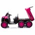 US 24V 2 Seater UTV XXL Ride On Truck With Dump Bed Battery Powered 6 Wheeler Ride On UTV Toys For Boys Girls Kids Blue