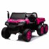 US 24V 2 Seater UTV XXL Ride On Truck With Dump Bed Battery Powered 6 Wheeler Ride On UTV Toys For Boys Girls Kids Blue