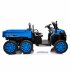 US 24V 2 Seater UTV XXL Ride On Truck With Dump Bed Battery Powered 6 Wheeler Ride On UTV Toys For Boys Girls Kids Blue