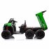 US 24V 2 Seater UTV XXL Ride On Truck With Dump Bed Battery Powered 6 Wheeler Ride On UTV Toys For Boys Girls Kids Blue