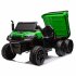 US 24V 2 Seater UTV XXL Ride On Truck With Dump Bed Battery Powered 6 Wheeler Ride On UTV Toys For Boys Girls Kids Blue