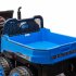US 24V 2 Seater UTV XXL Ride On Truck With Dump Bed Battery Powered 6 Wheeler Ride On UTV Toys For Boys Girls Kids Blue