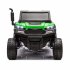 US 24V 2 Seater UTV XXL Ride On Truck With Dump Bed Battery Powered 6 Wheeler Ride On UTV Toys For Boys Girls Kids Blue