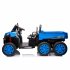 US 24V 2 Seater UTV XXL Ride On Truck With Dump Bed Battery Powered 6 Wheeler Ride On UTV Toys For Boys Girls Kids Blue