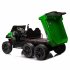 US 24V 2 Seater UTV XXL Ride On Truck With Dump Bed Battery Powered 6 Wheeler Ride On UTV Toys For Boys Girls Kids Blue