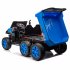 US 24V 2 Seater UTV XXL Ride On Truck With Dump Bed Battery Powered 6 Wheeler Ride On UTV Toys For Boys Girls Kids Blue