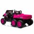 US 24V 2 Seater UTV XXL Ride On Truck With Dump Bed Battery Powered 6 Wheeler Ride On UTV Toys For Boys Girls Kids Green