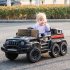 US 24V Kids Ride On Car With Remote Control 6 wheel 4WD Battery Powered Ride On Vehicles With Music Lights For Birthday Christmas Gifts Red