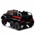 US 24V Kids Ride On Car With Remote Control 6 wheel 4WD Battery Powered Ride On Vehicles With Music Lights For Birthday Christmas Gifts Red