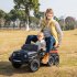 US 24V Kids Ride On Car With Remote Control 6 wheel 4WD Battery Powered Ride On Vehicles With Music Lights For Birthday Christmas Gifts Red