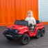 US 24V Kids Ride On Car With Remote Control 6 wheel 4WD Battery Powered Ride On Vehicles With Music Lights For Birthday Christmas Gifts Red