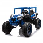 US 24V Ride On XXL UTV Car 2 Seater 4X4 Side By Side Off-Road Vehicles Battery Powered Electric Car With Parent Remote Control Gifts For Boys Girls Blue