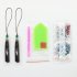 US 2Pcs 5D DIY Leather Bookmark Tassel Book Marks Special Shaped Diamond Embroidery Craft SQ15