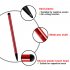 US 2Pcs Capacitive Pen Touch Screen Stylus Pencil for iPhone iPad Tablet Universal black