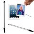 US 2Pcs Capacitive Pen Touch Screen Stylus Pencil for iPhone iPad Tablet Universal black