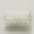 US 2pcs Plush  Pillowcase Embroidered Geometric Rhombus Block Plush Sofa Cover gray 30 50cm