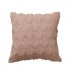 US 2pcs Plush  Pillowcase Embroidered Geometric Rhombus Block Plush Sofa Cover gray 30 50cm