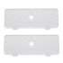 US 2pcs Silicone Faucet Mat Draining Drying Pad Countertop Protector For Bathroom Kitchen White