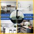 US 2pcs Silicone Faucet Mat Draining Drying Pad Countertop Protector For Bathroom Kitchen Marble color