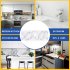 US 2pcs Silicone Faucet Mat Draining Drying Pad Countertop Protector For Bathroom Kitchen grey