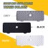 US 2pcs Silicone Faucet Mat Draining Drying Pad Countertop Protector For Bathroom Kitchen grey