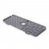 US 2pcs Silicone Faucet Mat Draining Drying Pad Countertop Protector For Bathroom Kitchen grey