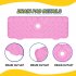 US 2pcs Silicone Faucet Mat Draining Drying Pad Countertop Protector For Bathroom Kitchen grey