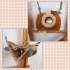 US 2pcs Tree  Stump  Nest  Corner  Hanging  Nest  Suit Small Pets Cage Hammock Warm Playing Sleeping Toy For Rat Parrot Ferret Squirrel Hamster
