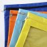 US 30pcs Pencil Bag With Transparent Window Large capacity For Storing School Supplies Writing Utensils  10 color Mixed   colorful