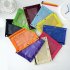 US 30pcs Pencil Bag With Transparent Window Large capacity For Storing School Supplies Writing Utensils  10 color Mixed   colorful