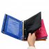 US 30pcs Pencil Bag With Transparent Window Large capacity For Storing School Supplies Writing Utensils  10 color Mixed   colorful