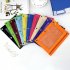 US 30pcs Pencil Bag With Transparent Window Large capacity For Storing School Supplies Writing Utensils  10 color Mixed   colorful